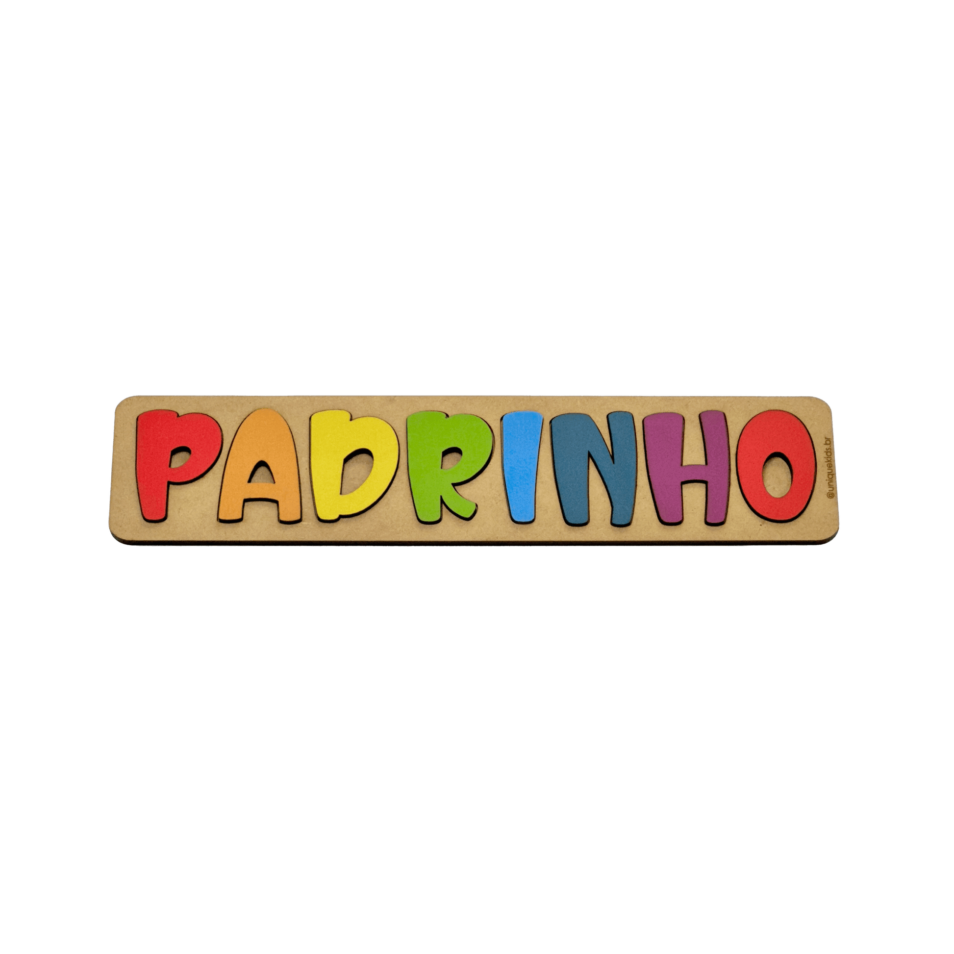 Quebra-cabeça Padrinho - UniqueKids: Quebra-cabeça Pedagógico Personalizado