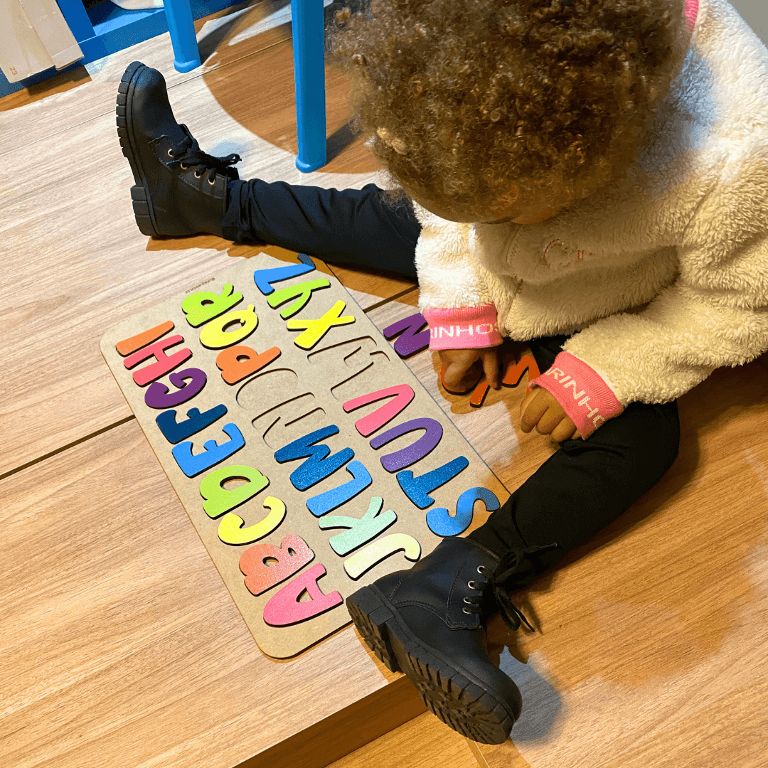 Quebra-cabeça Papai - UniqueKids: Quebra-cabeça Pedagógico Personalizado