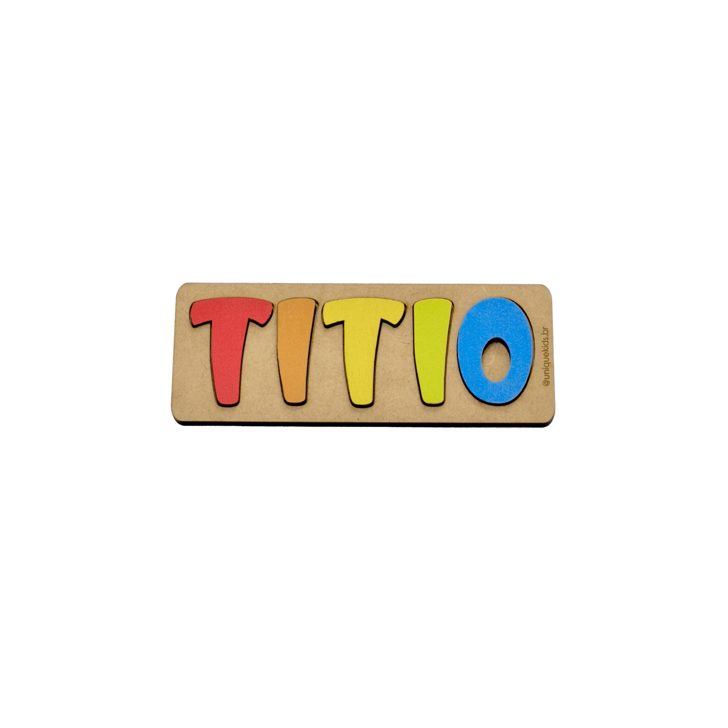 Quebra-cabeça Titio - UniqueKids: Quebra-cabeça Pedagógico Personalizado